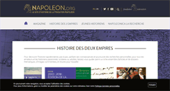 Desktop Screenshot of napoleon.org